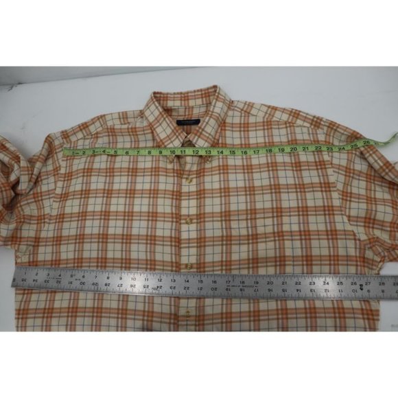 Vintage Burberry London mens XXL long sleeve button down shirt check plaid - Picture 11 of 13
